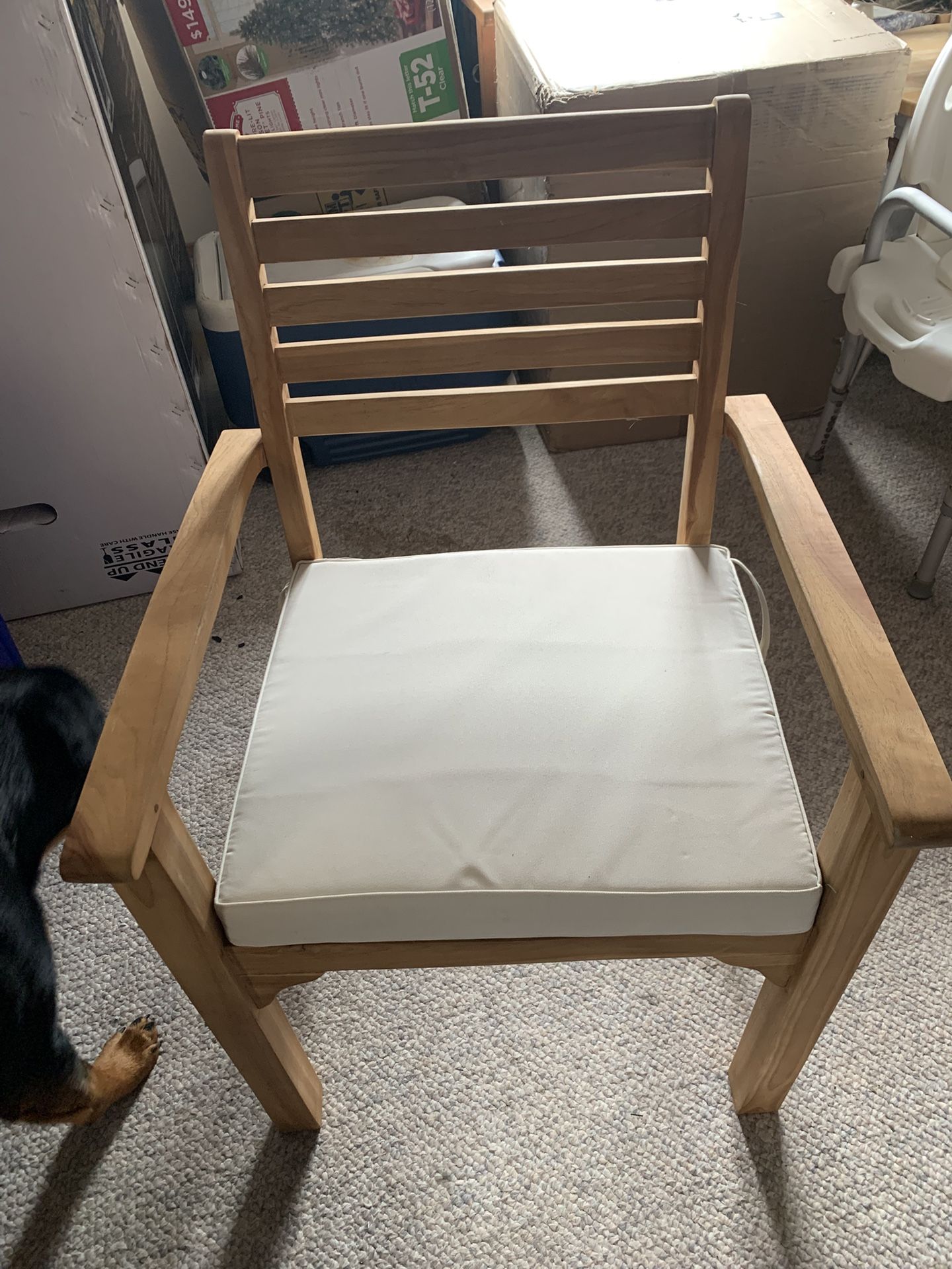 Wooden Chairs With Cushions