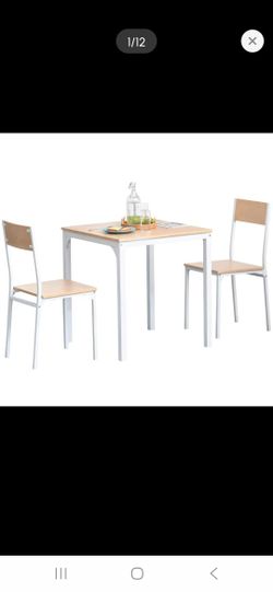 3 Piece Wooden Dining Set