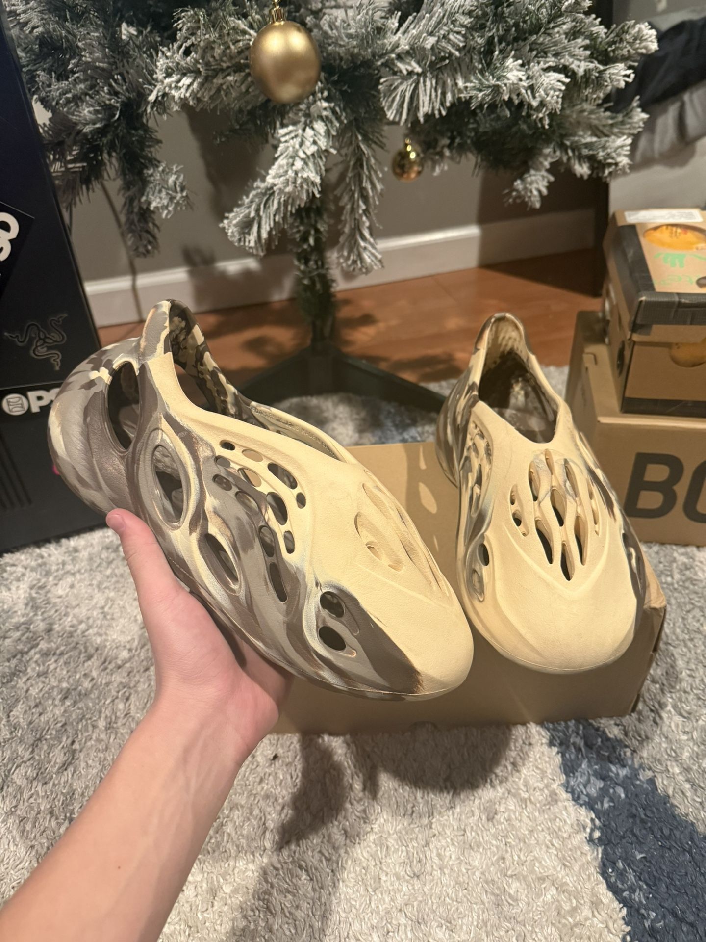 MX Cream Clay Foam Rnnrs Size 12