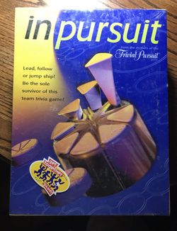 In Pursuit Board Game by Trivial Pursuit Hasbro 2001 Factory Sealed