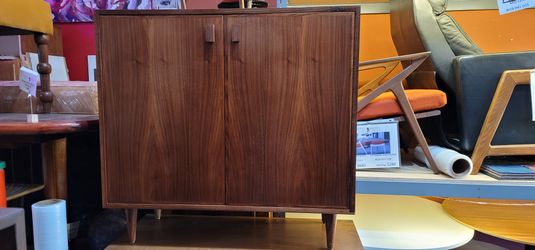 Walnut armoire cabinet Mid-century Style