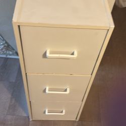 Organizer Three Drawers Wood Like New Dimensions 32” X13”