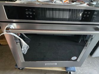 KitchenAid 30" Stainless Steel Single Electric Wall Oven New