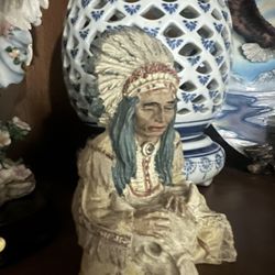 Hand Painted Sculpture From Arizona 