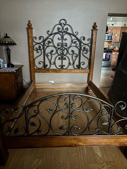 Queen size bed frame