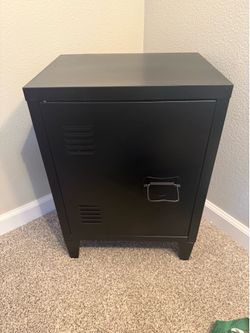 Small Locker Metal Night stand or Side Table