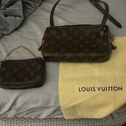 Louis Vuitton girls purse with wallet