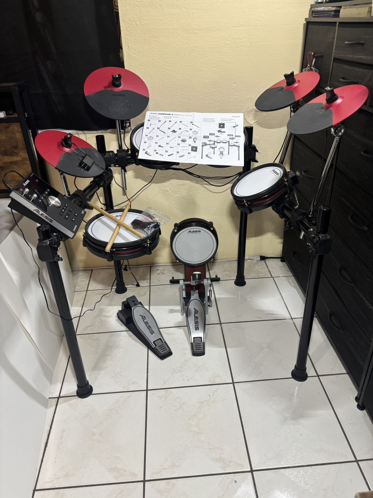 Alesis Command X Mesh Special Edition Electronic Drum Set – Excellent Condition!