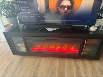 Montrose 74” Fireplace TV Stand – Excellent Condition