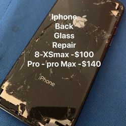 Iphone back glass