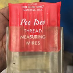 Thread Measuring Wires