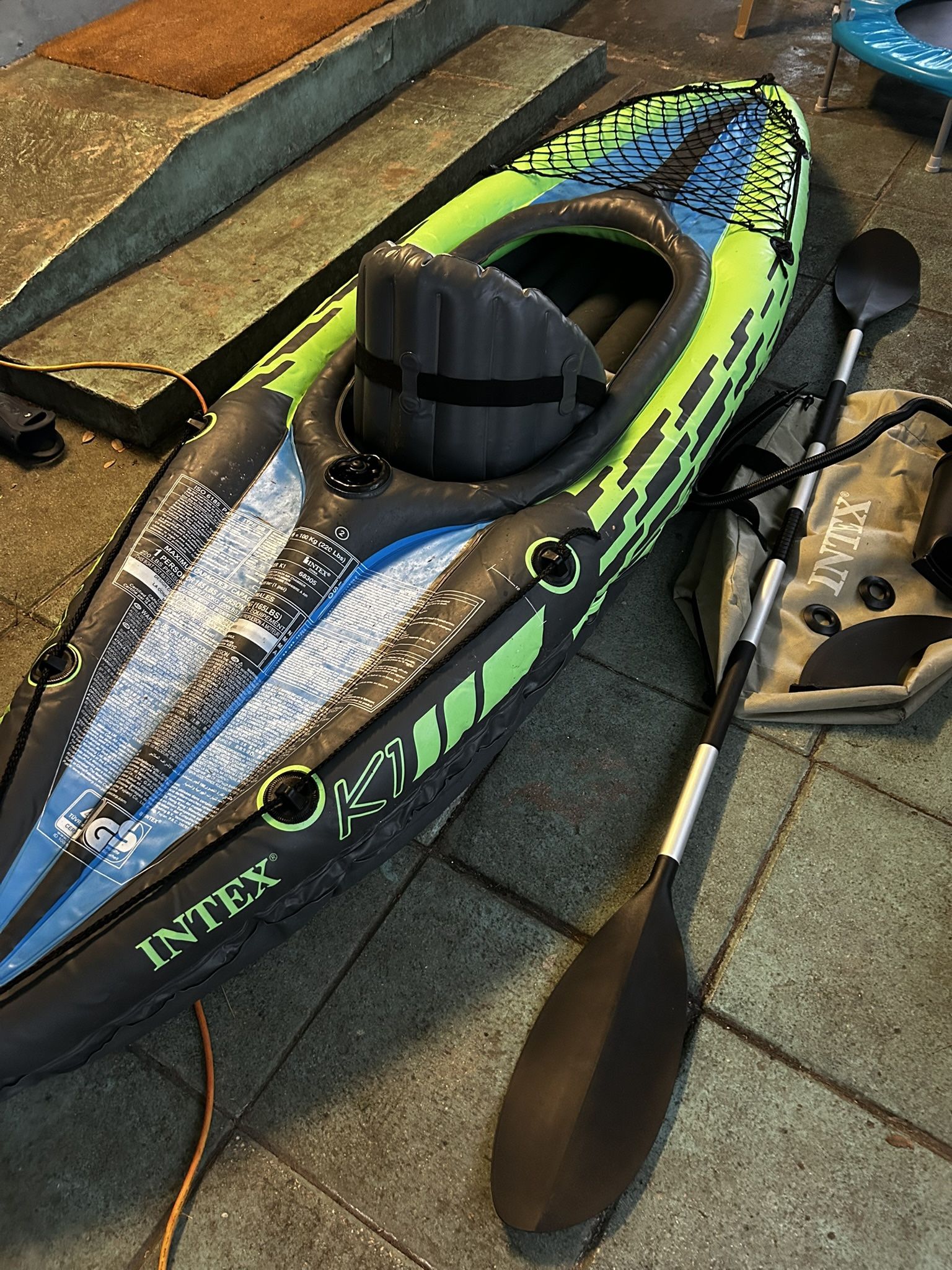 2 Intex Inflatable Kayaks