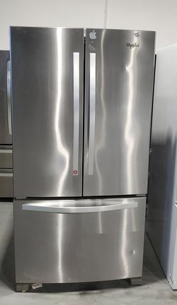Whirlpool 3-Door Stainless Steel Refrigerator Fridge
