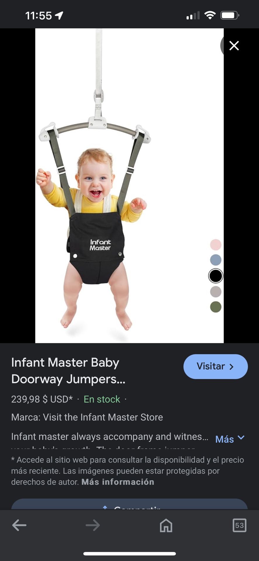 Infant Master Baby Doorway Jumpers, 