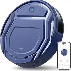 OKP Life K2 Robot Vacuum Cleaner 1800 mAh, Blue