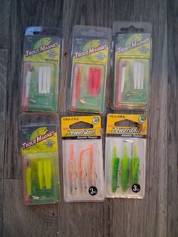 Assorted fishing lures 6 packs