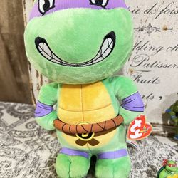  Ninja turtles  Ty Beanie Baby 