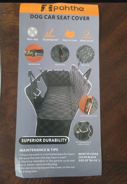 New  Pet  Seat  Cover   Cash