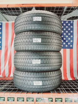 ✔️ Set of 4 Used Tires P275/55R20 BRIDGESTONE DUELER ALENZA A/S ALL SEASON 275 55 20