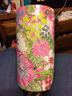 Lilly Pulitzer candle holder lantern