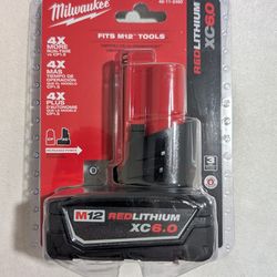 Brand New Milwaukee M12 XC 6.0 Battery