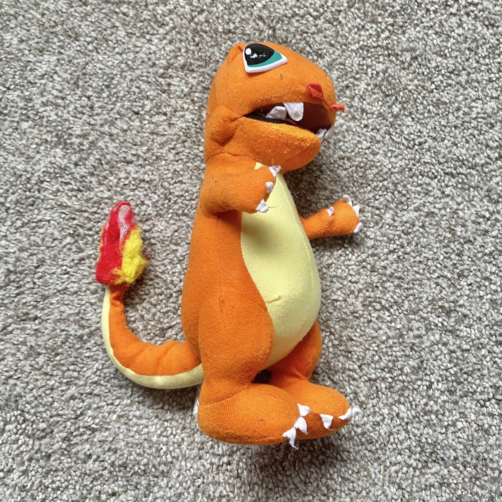 1998 Charmander Plush Toy Pokémon Collectible Vintage 90s
