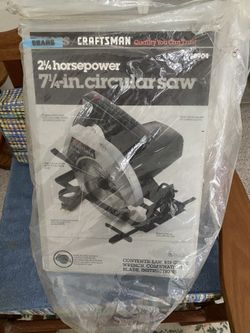 Craftsman circular saw