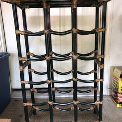 Metal wine rack 