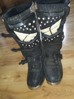 Fox motocross boots size 6