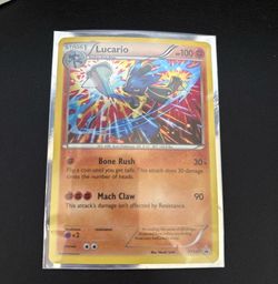 Pokemon TCG Lucario Stage 1 Trading Card XY140