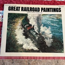 1st Edition…1976. Great Railroad Paintings By Robert Goldsborough
