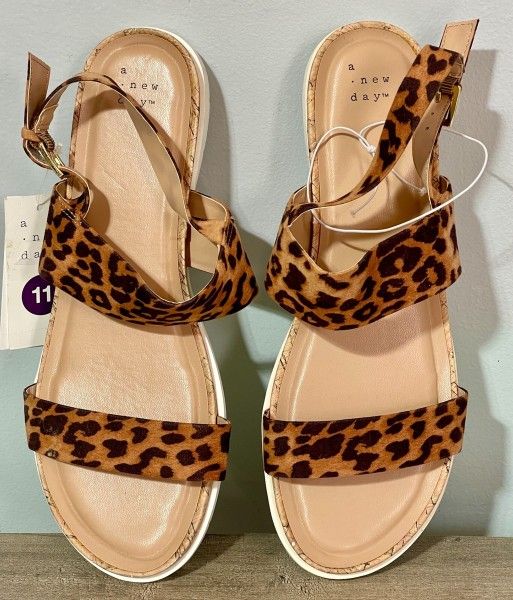 A New Day Cheetah Sandals