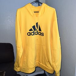 Yellow Addidas Hoodie