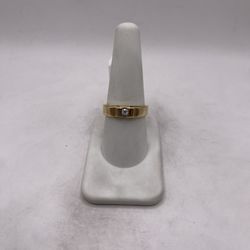 14kt Gold Diamond Engagement Style Band
