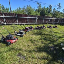 8 Push Mowers