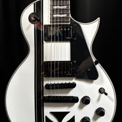 ESP LTD James Hetfield Iron Cross - Snow White