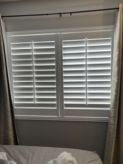Exus Hardwood Shutters, Pure White