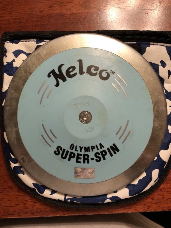 Nelco Super Spin Olympia Iaaf Discus Throw Rim Glide 65m - 1.61k