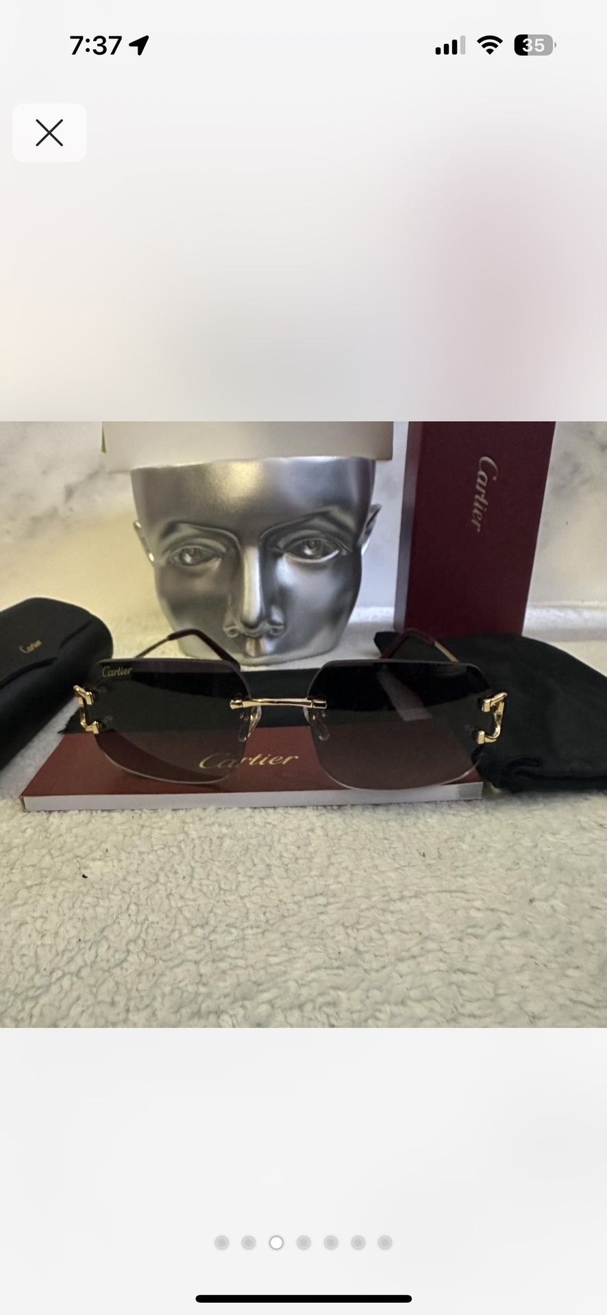 !! Cartier Shades - Comes With Box And Papers Brand New !!
