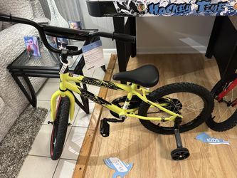 Kids 18 Inch Bike With Training Wheels
