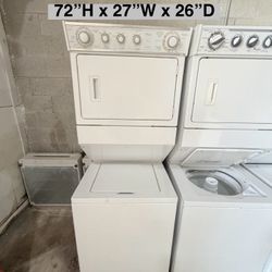 Whirlpool Combo 27”W (washer And Dryer) Stackable Top Load Electric (#344)