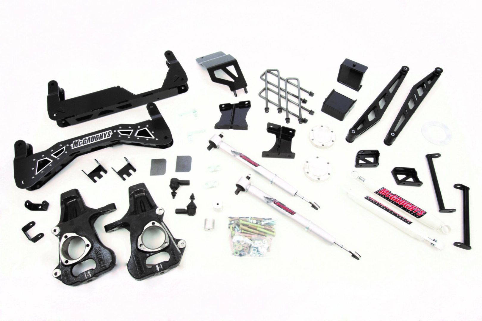 *7″-9″ Lift Kit (S/S Black) 2014-2018 GM Truck 1500, 4wd (#50778)