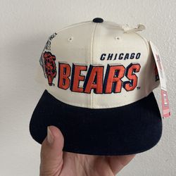 NWT Vintage 90s NFL Chicago Bears Sports Specialties Shadow Snapback Hat Proline