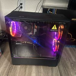 CyberPowerPC Ryzen Gaming PC + Monitor 