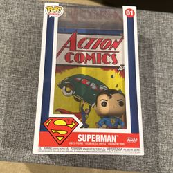 Superman Comic Book Cover Funko Pop