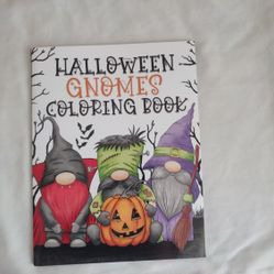 Gnomes Halloween Coloring Book 