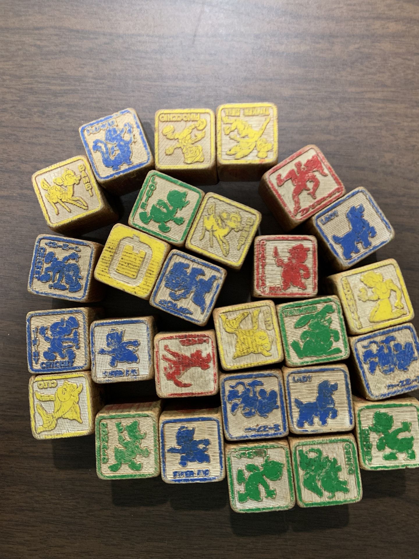 Vintage Toy Blocks 