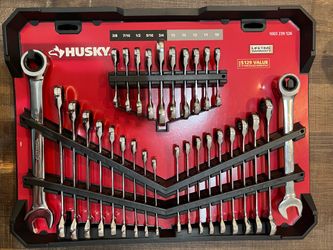 Husky 30-piece Ratcheting Combination Wrench Set
