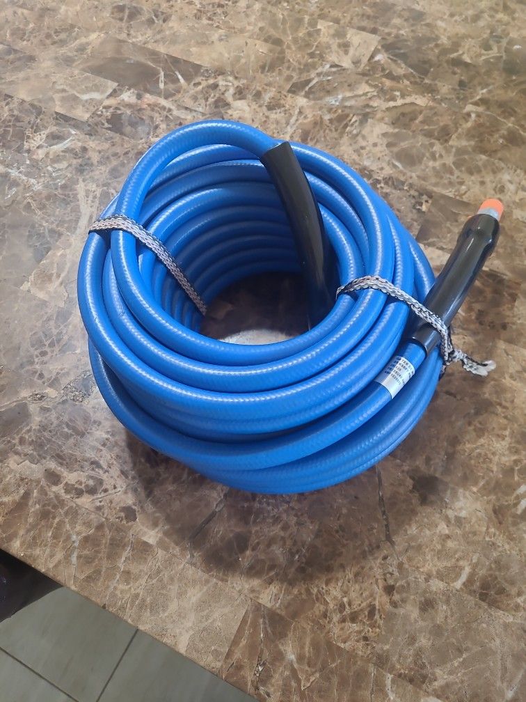 3/8 4000 PSI 50ft High Pressure Washer Hose Blue