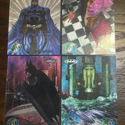 1995 Fleer Metal Batman Forever Card Lot